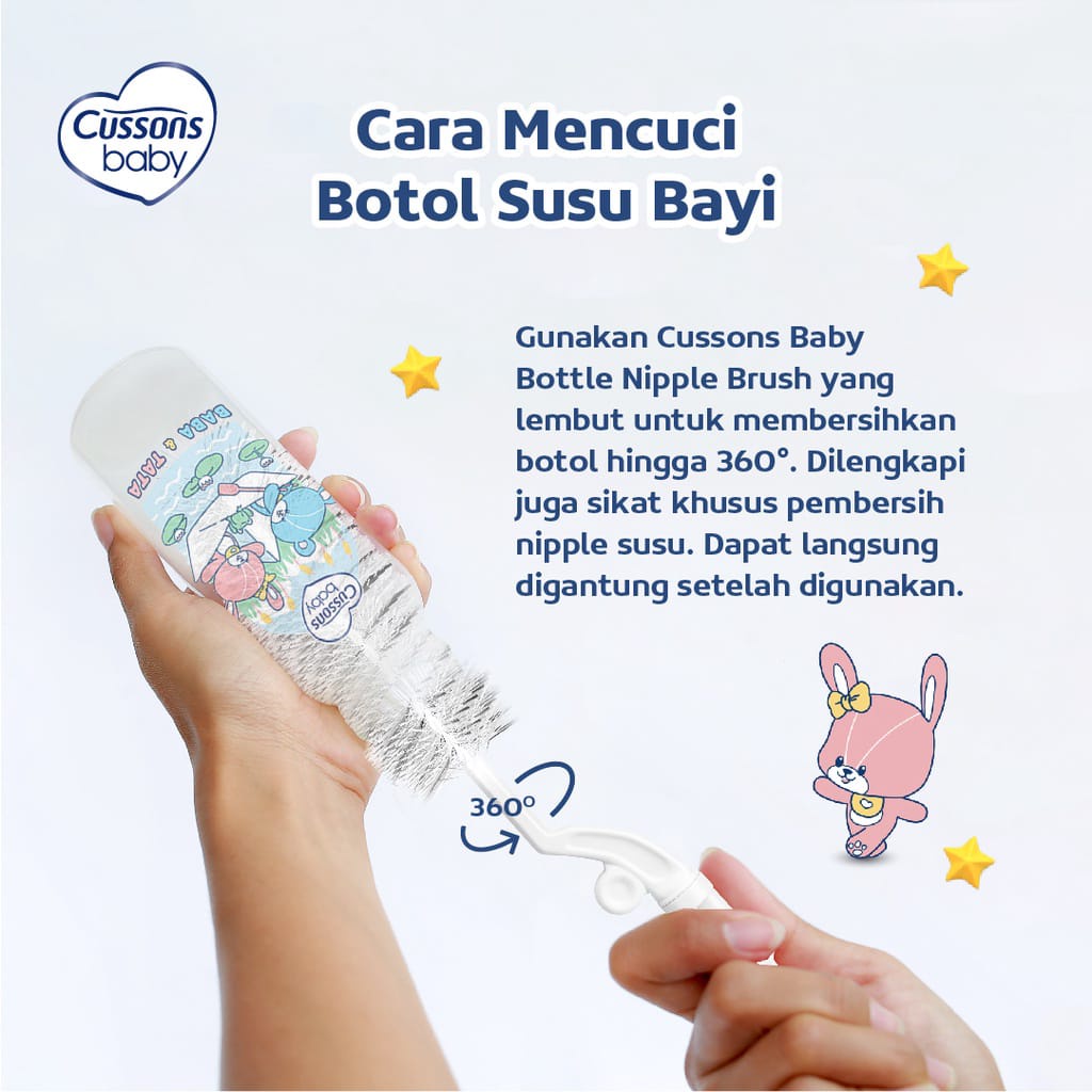 Cussons Baby Milk Bottle PP Anti Colic - Botol Susu - Dot Bayi 60ml / 125ml / 250ml