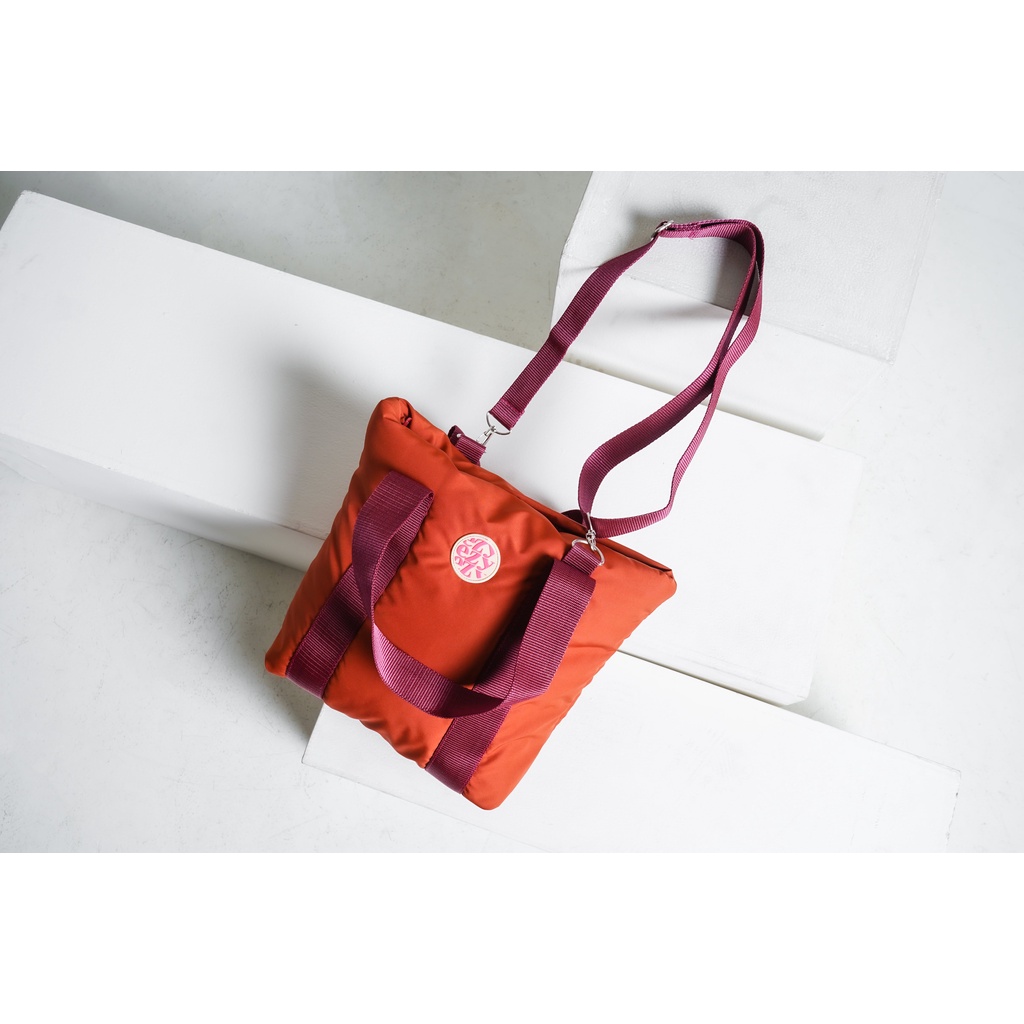 Halloezy - Mare Puffy Bag Handbag Slingbag Tas Wanita Tas Selempang Tas Tangan Tas Wanita Terbaru Bahan Polyester