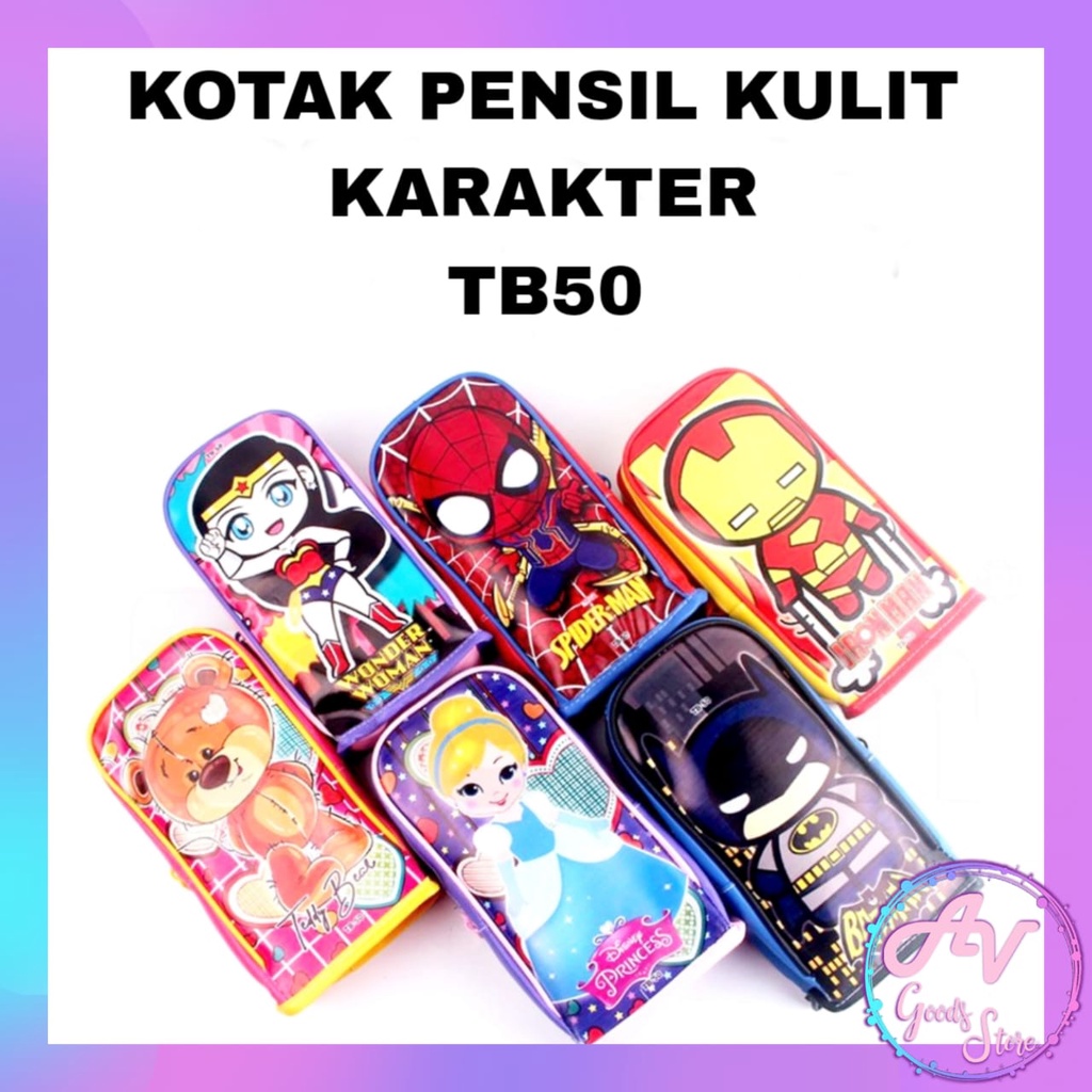 

Kotak Pensil Kulit Karakter Portrait TB50 / Tempat Pensil Fancy Berdiri