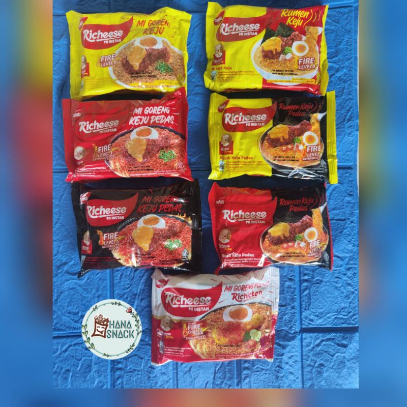 mie richeese /mie goreng keju/mi ramen keju/mie chicken