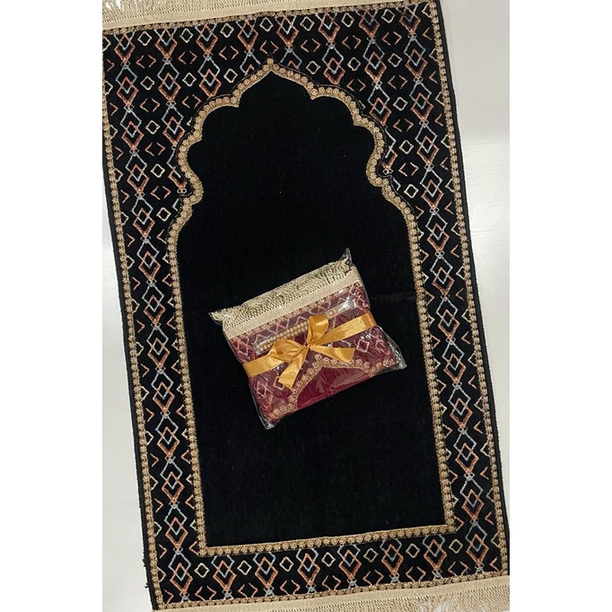 Paket Souvenir Sajadah Latanza 01 + Tasbih Souvenir Parcel