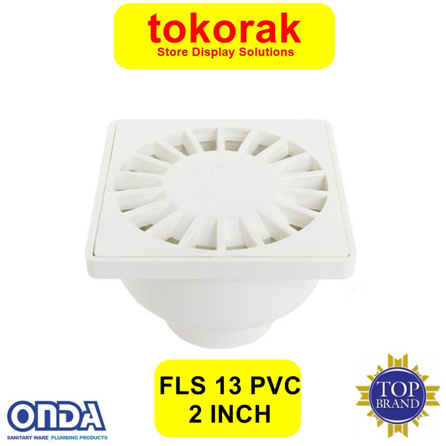 SARINGAN GOT PVC KAMAR MANDI FLS 13 ONDA FLOOR DRAIN WC TOILET 2&quot;