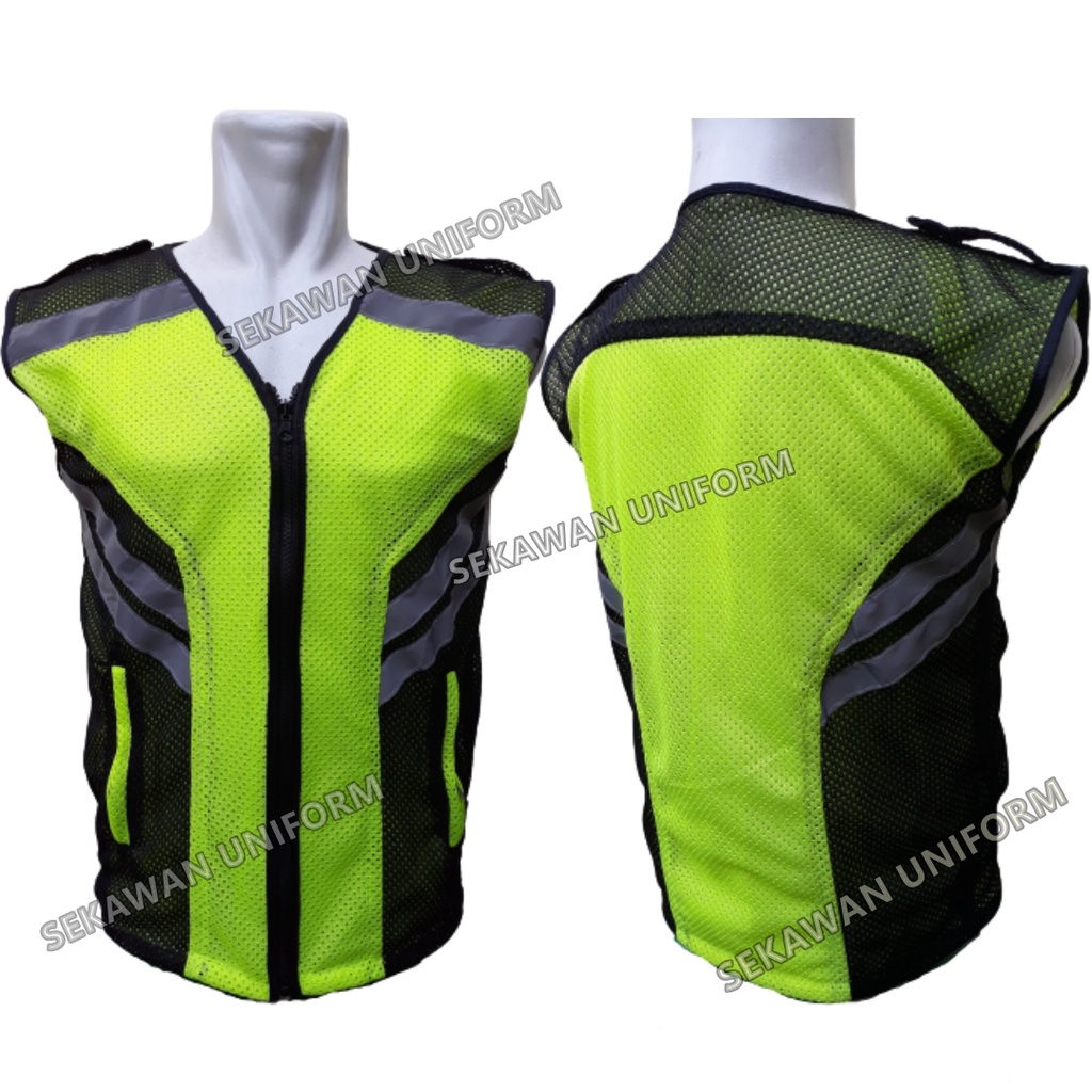 UNIFORM Rompi Safety Polyster Rompi Kerja K3 Safety Rompi Reflektif Rompi Proyek