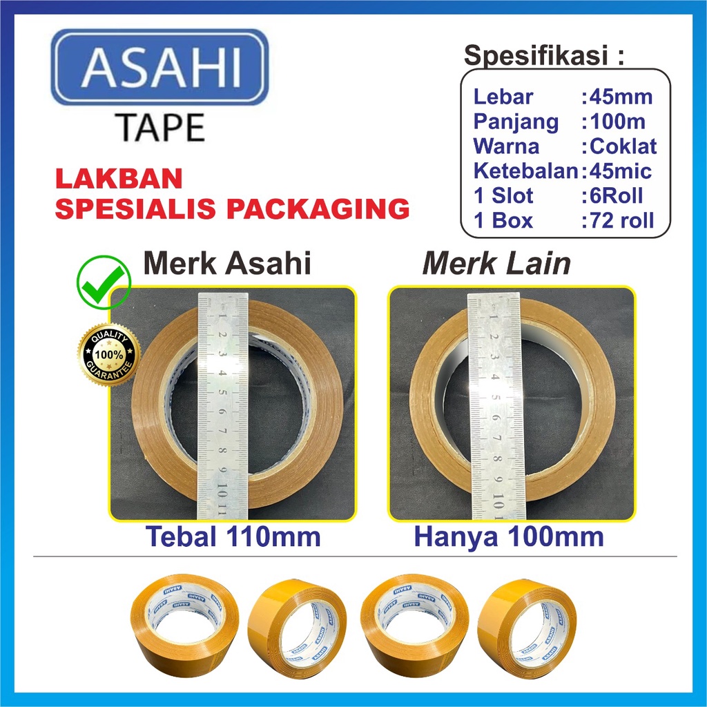 LAKBAN ASAHI SPESIALIS PACKAGING (45mm) -ORIGINAL