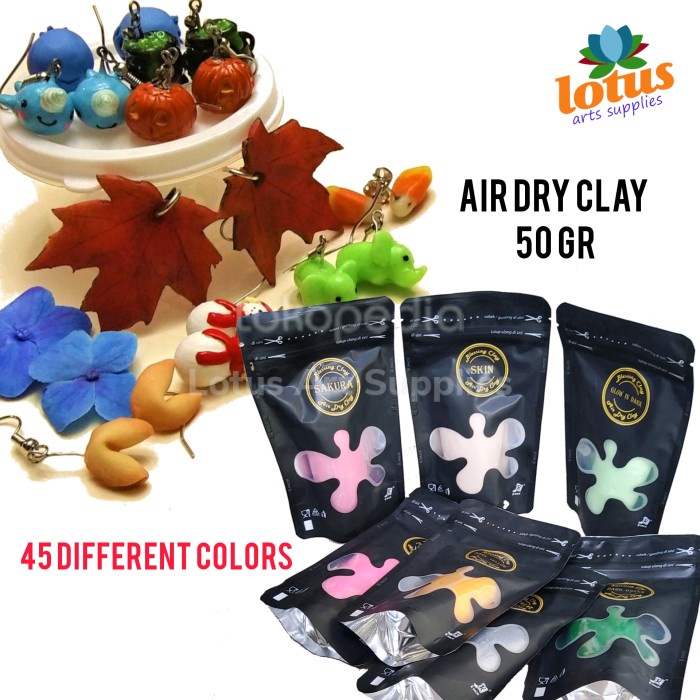 

Pastel Light Air Dry Resin Porceline Colorful Blessing Clay 50Gr