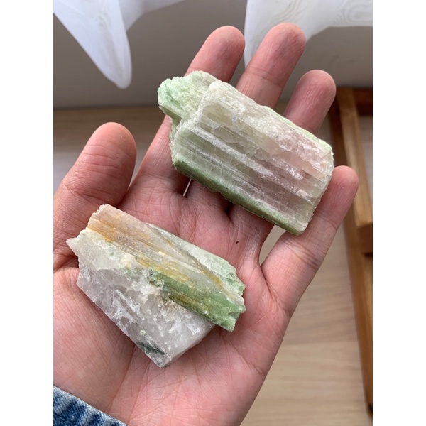Raw Bicolor Tourmaline