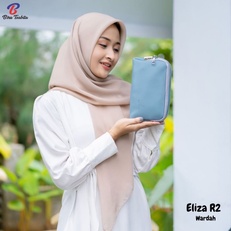 POUCH ELIZA R2 BY BIRU TSABITA BAHAN CHOCOLY ANTI AIR WATERPROOF PREMIUM 2 RESLETING