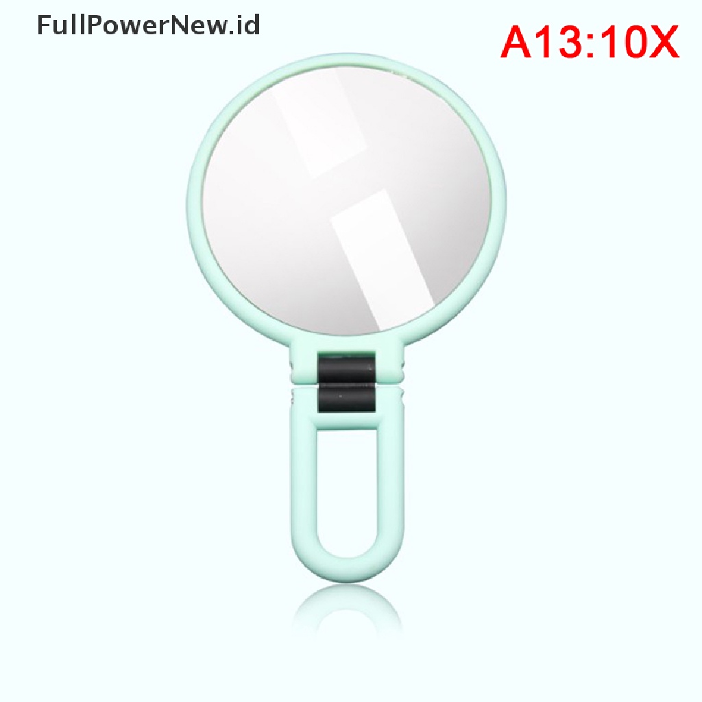 Power2 /5 /10 /15X Kaca Rias Pembesar Makeup Dua Sisi Vanity Mirror ID