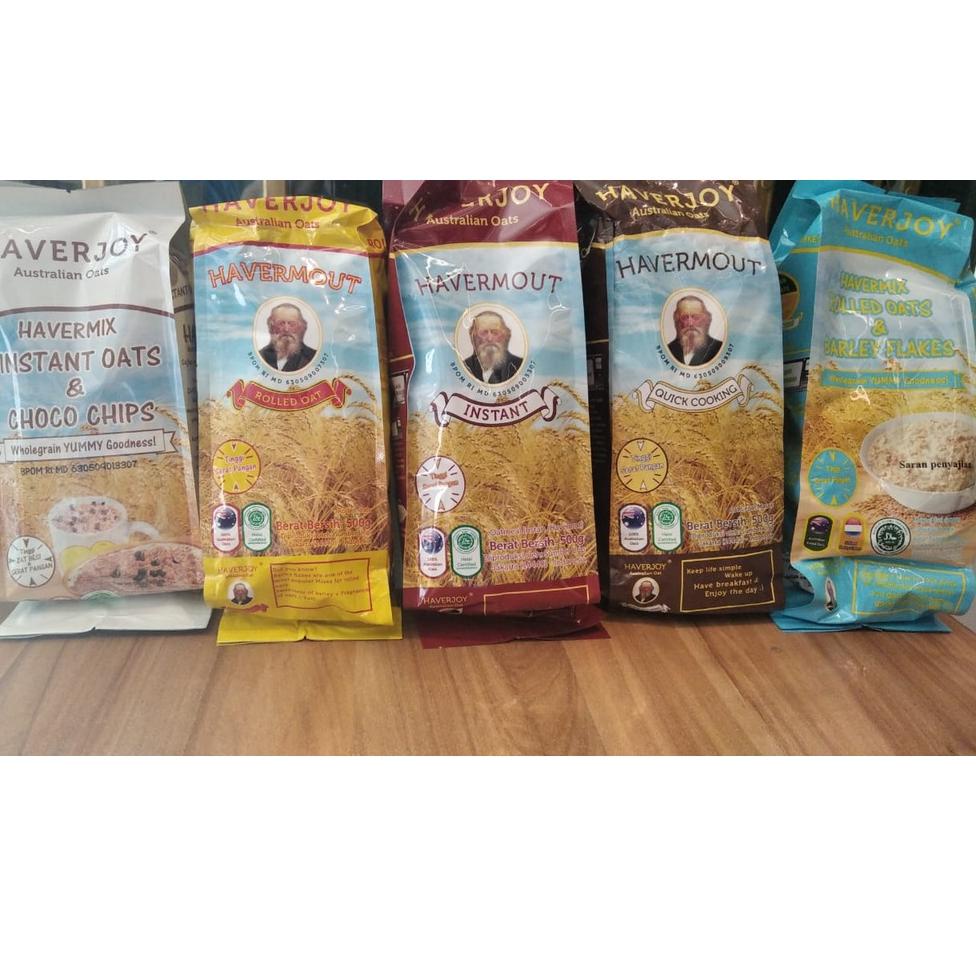 

12.12 BRANDS FESTIVAL Haverjoy Rolled Instan Oat 1000 gram Havermix Havermut murah