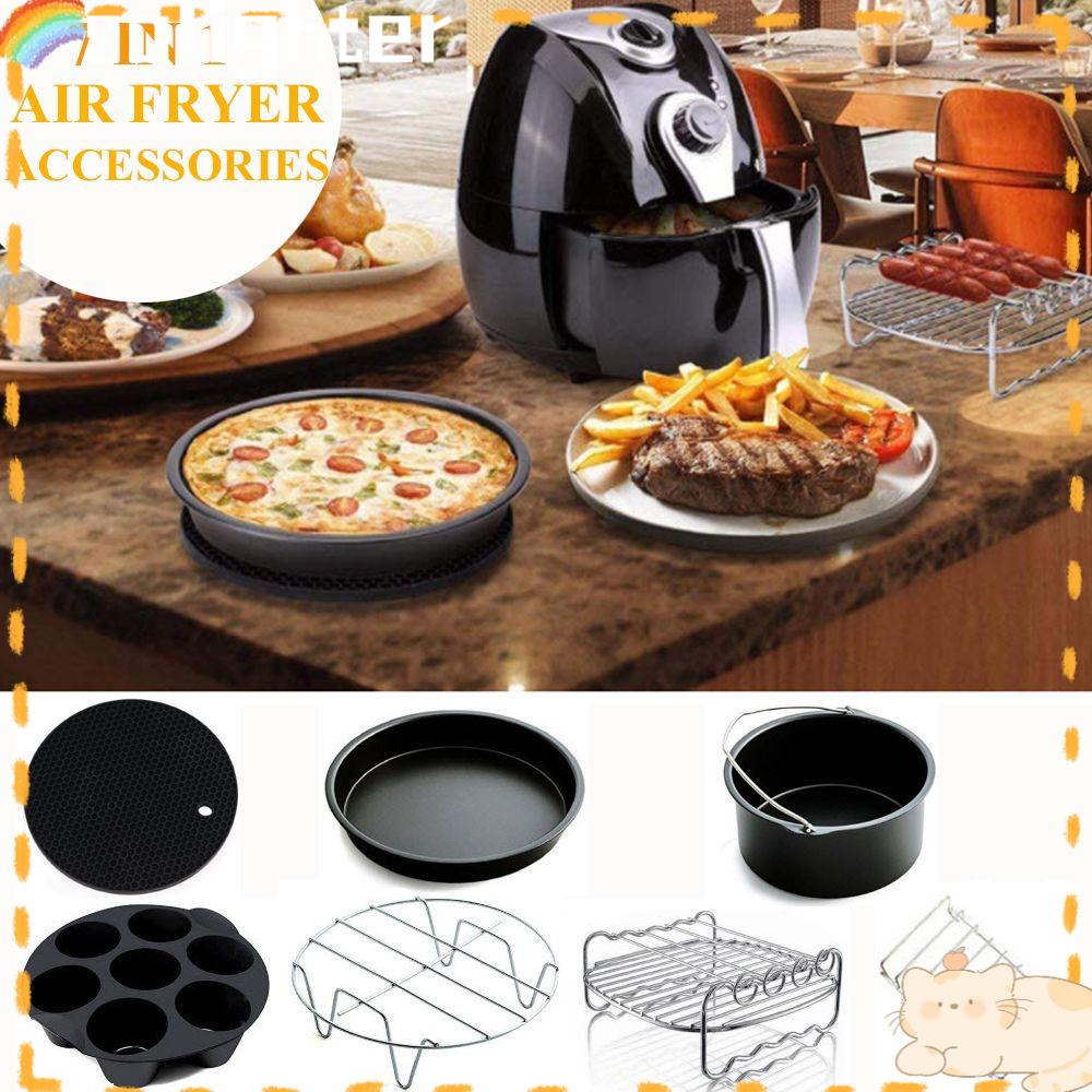 Solighter Air Fryer Aksesoris Untuk 4.2-5.8QT Peralatan Masak Bagian Aksesoris Penggorengan Barang Dapur