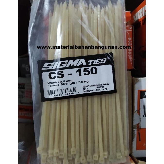 

Cable Ties Panjang 15 cm Lebar 2.8 mm krem Ikat Kabel isi 100 Pcs citrab44 Ayo Beli