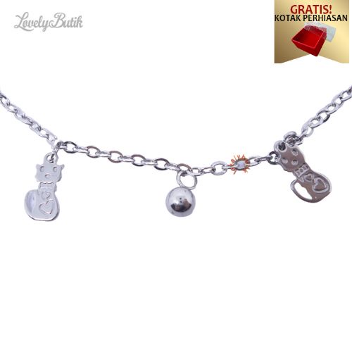 Gelang Kaki Titanium anti karat Gelang Wanita Dewasa Model Nemo New Kekinian Terbaru - Lovelybutik