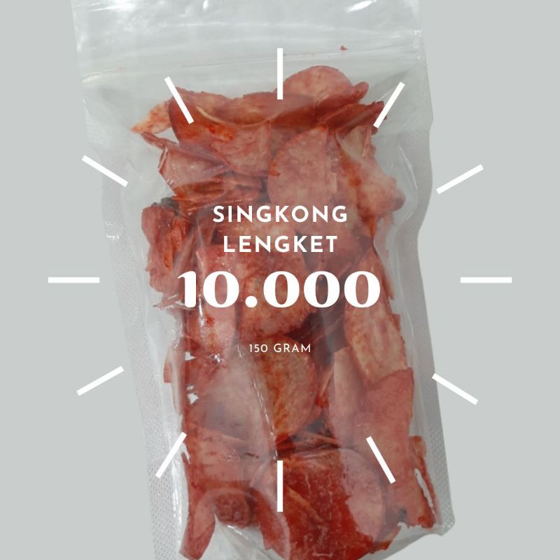 

Kripik Singkong lengket pedass gurih (150g)