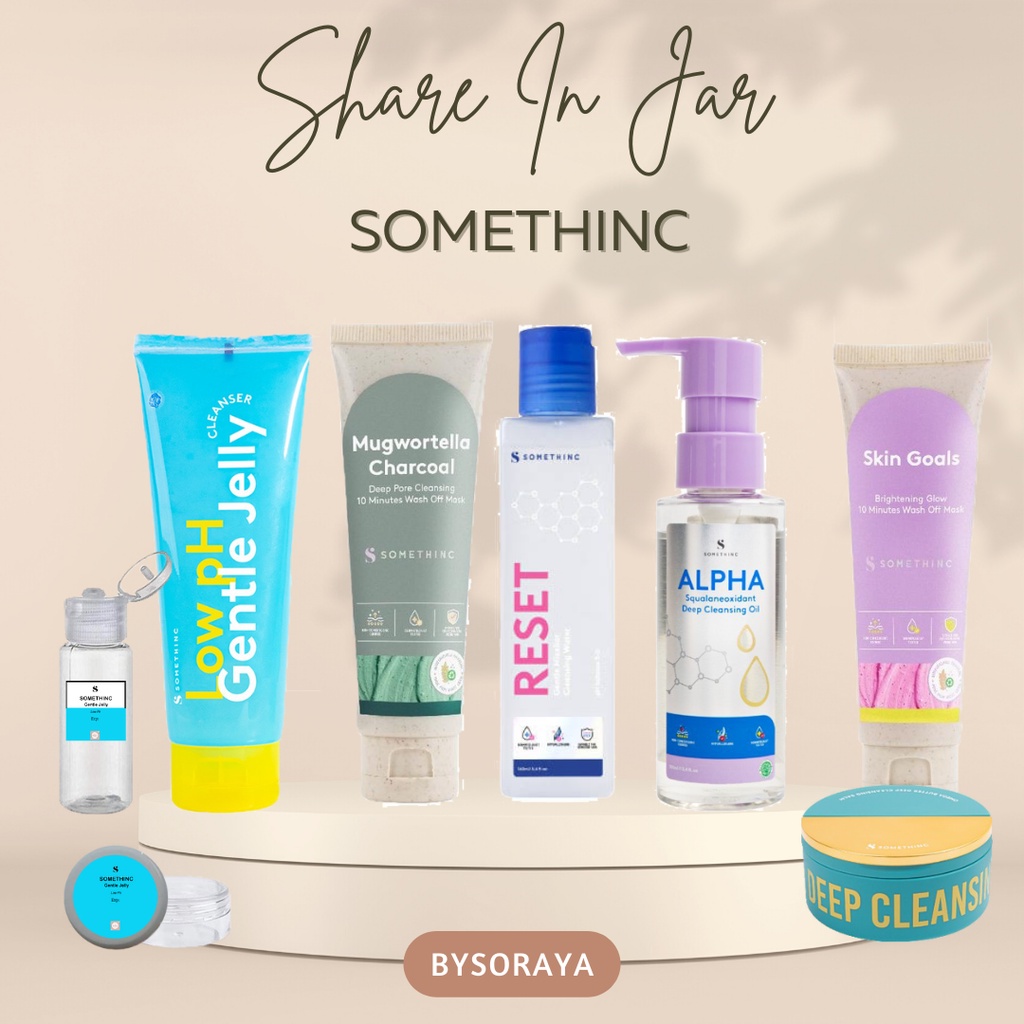 [SHARE IN JAR] SOMETHINC LOW PH GENTLE MUGWORTELLA SKIN GOALS ALPHA DEEP CLEANSING RESET MICELLAR