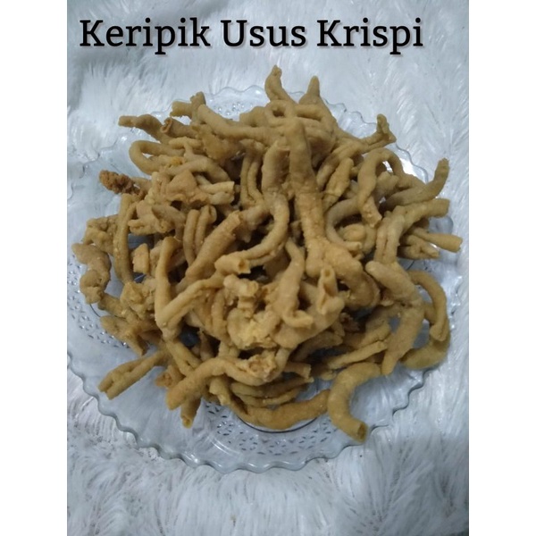 

Keripik usus krispi 250 gr | camilan kiloan murah