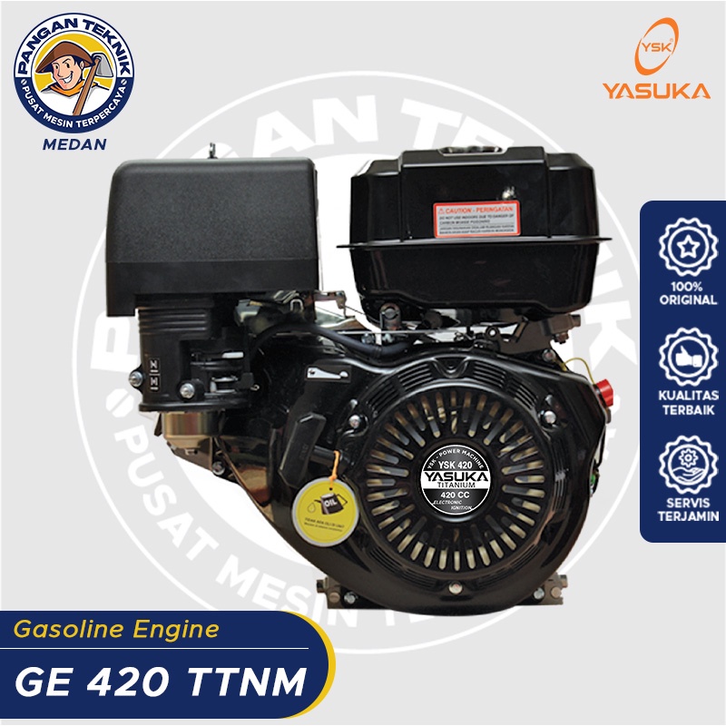 MESIN PENGGERAK BENSIN YASUKA | GX420 YASUKA TITANIUM | MESIN KETINTING