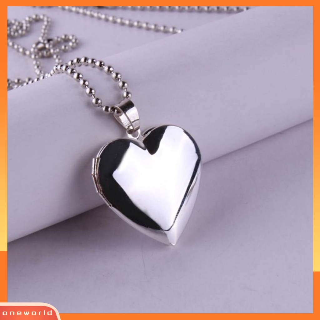 {oneworld} Kalung Foto Kalung Liontin Memorial Cinta Romantis Halus Untuk Anniversary