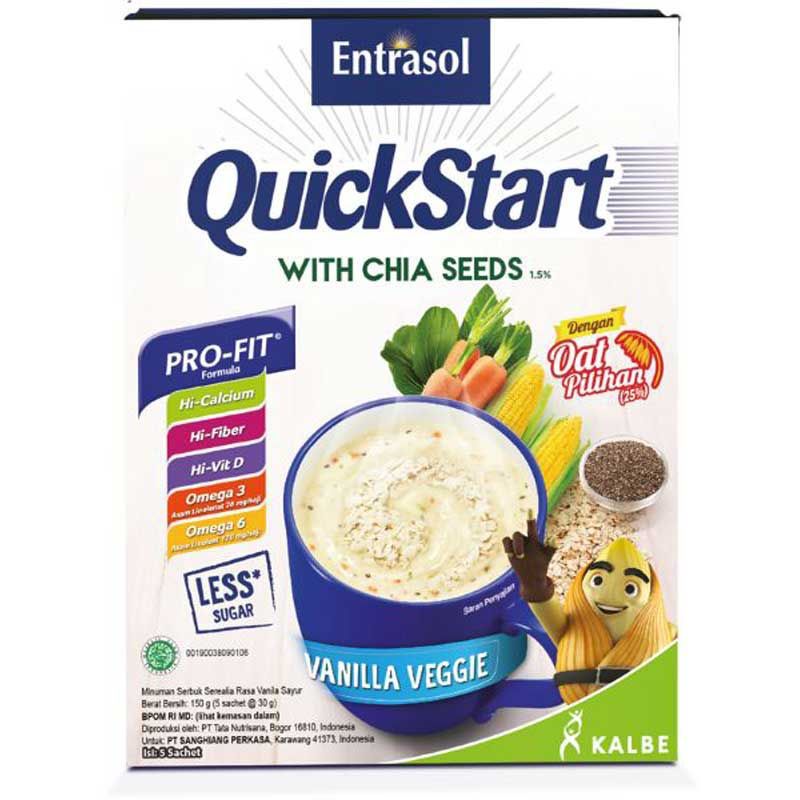

Entrasol Quick Start Vanila Veggie 5pcs