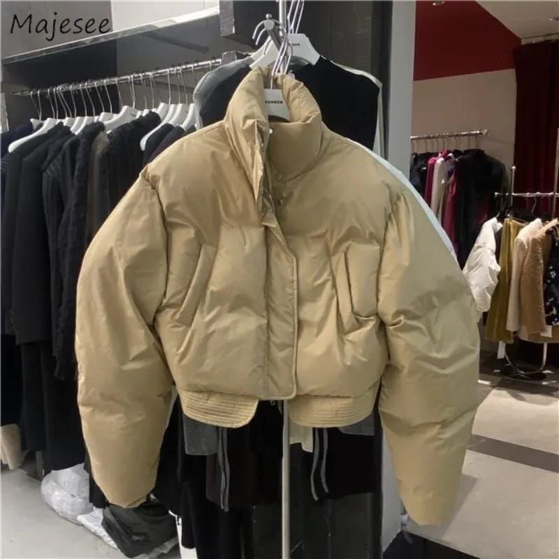 jaket crop winter wanita/jaket crop cewe hangat