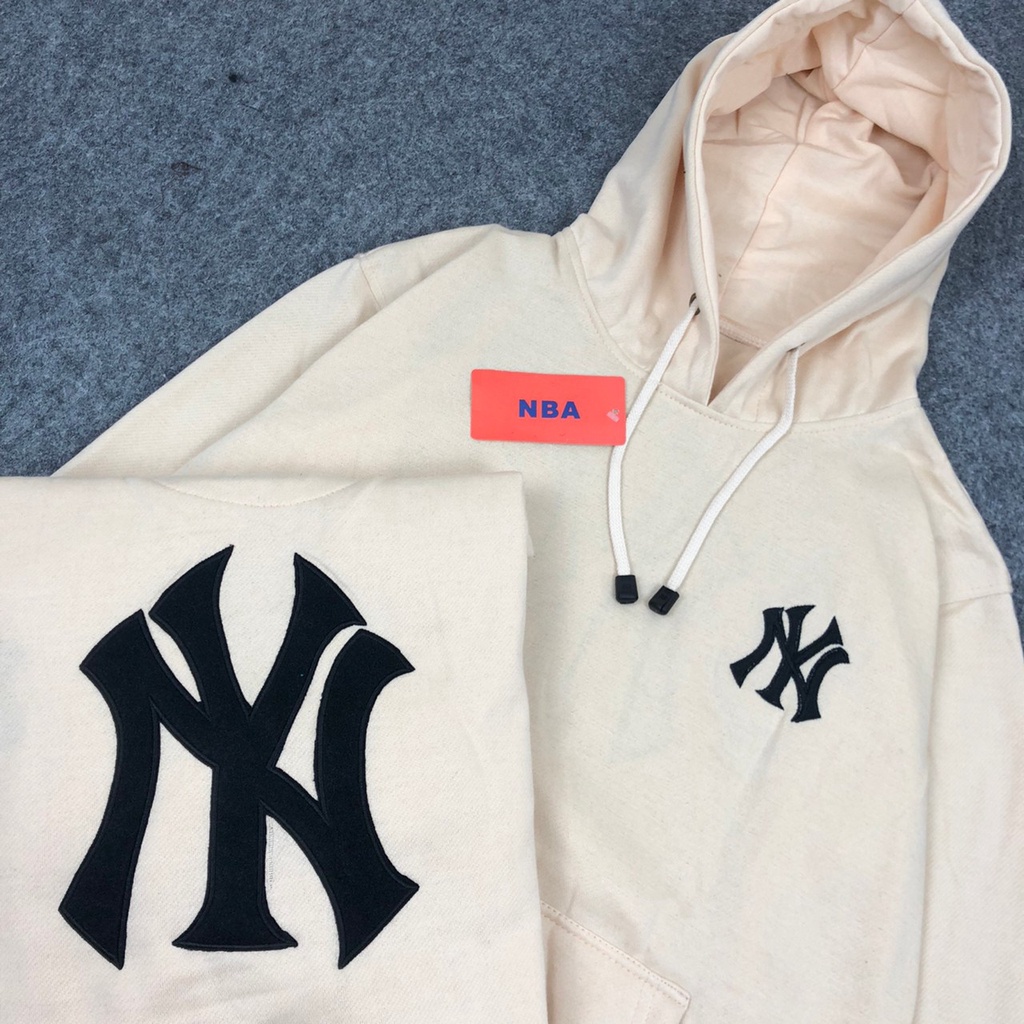 SWEATER HOODIE NYC BORDIR // SWEATER HOODIE NYC LOGO BORDIR HOODIE PRIA WANITA KEREN