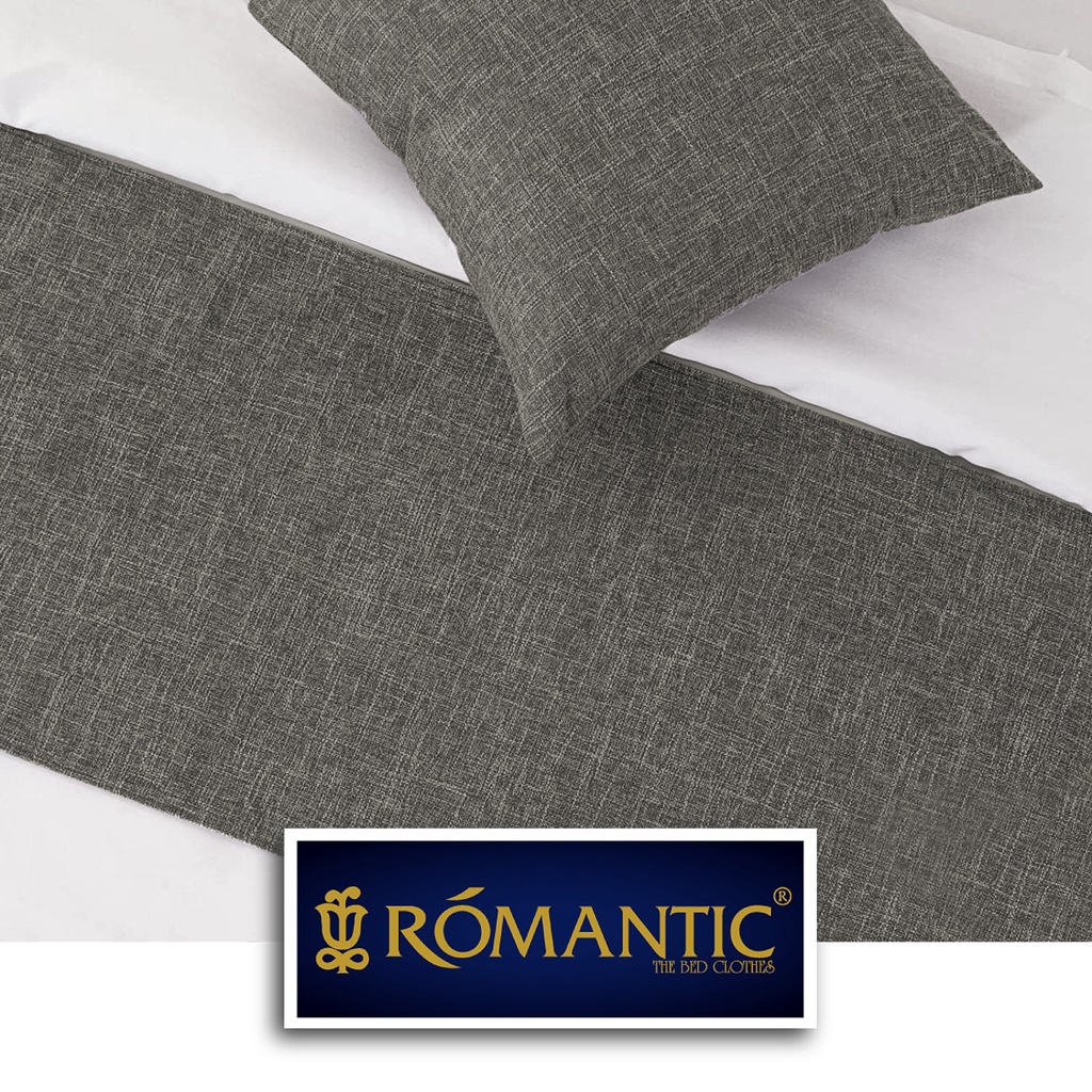 Bed Runner / Selendang kasur Mid Greyby ROMANTIC standard Hotel minimalis