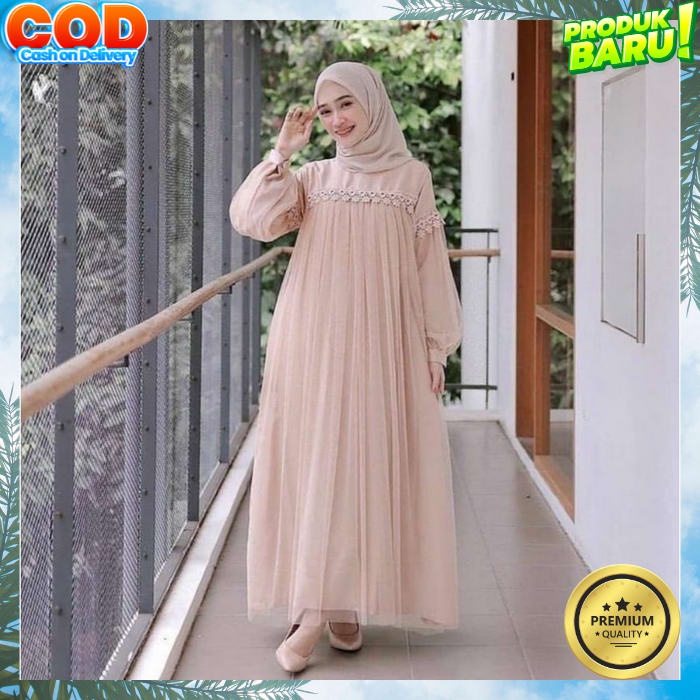 Gamiz Syar'I Kasual Gami Cantik Gamia Wanita Dress Cantik Murah Gsmis Model Elegan Mewah Gmis Mewah 