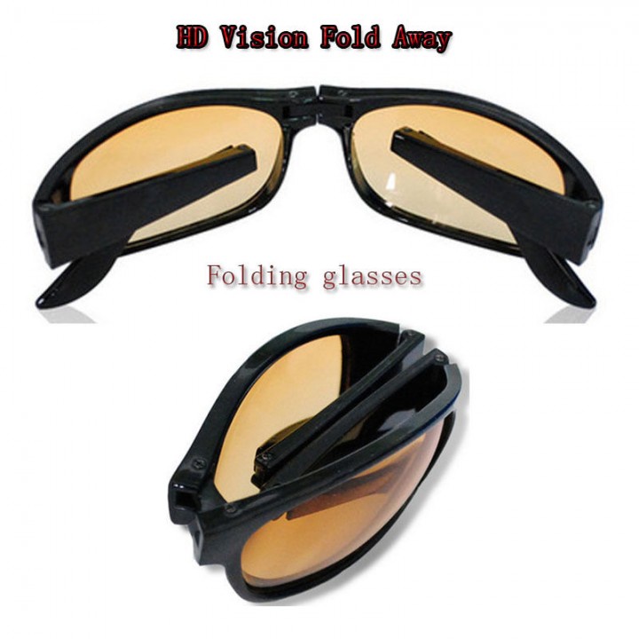 HD Vision Foldable Outdoor UV Protection Sunglasses - Kacamata Lipat