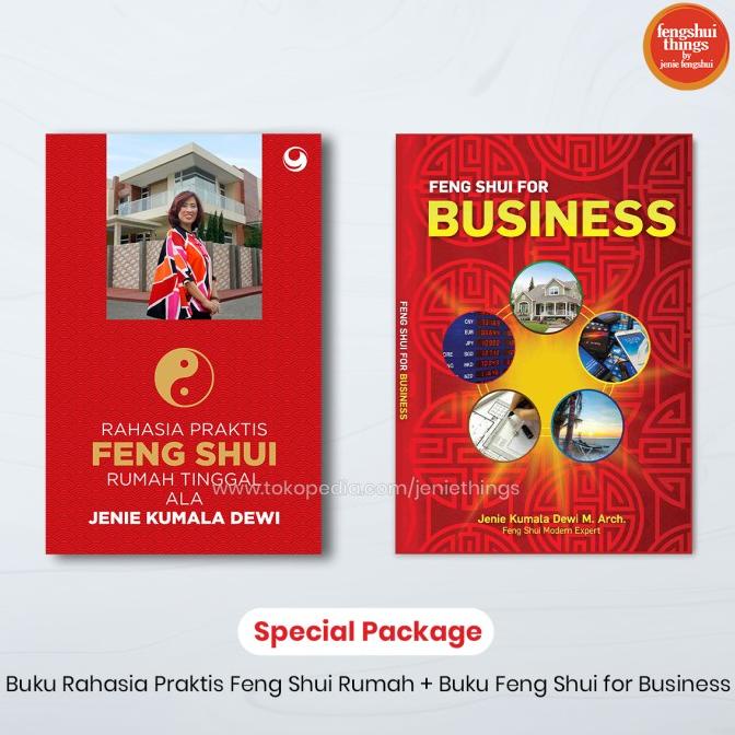 Paket Buku Rahasia Praktis Feng Shui Rumah + Buku Feng Shui Bisnis