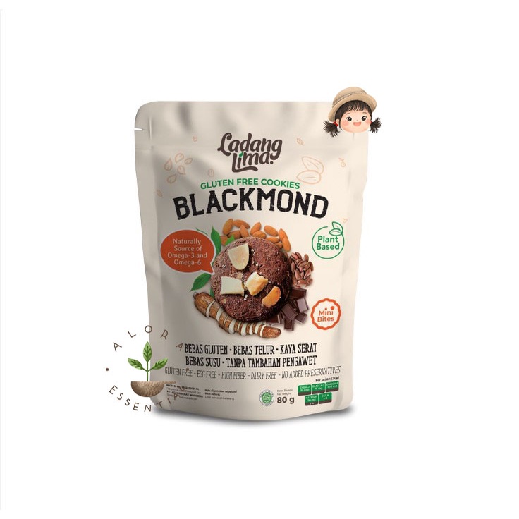 Ladang Lima Blackmond Mini Bites 80gr - Cookies Gluten Free