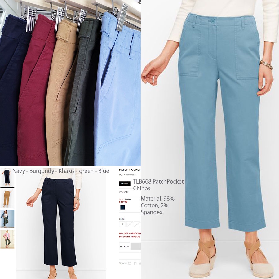 TALBOTS DENIM JEGGING CROP