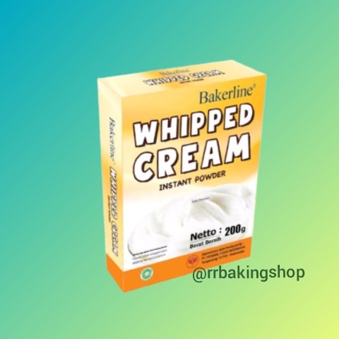 Bakerline Whipped Cream Instant Bubuk 200gr
