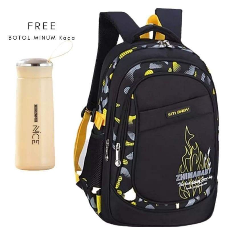 Tas Ransel Anak Sekolah SD SMP gratis Botol Minum - Tas anak