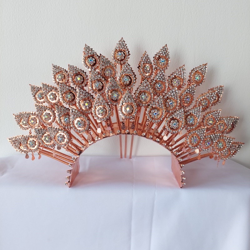 mahkota rosegold/suntiang Minang Rosegold/bando makasar rosegold