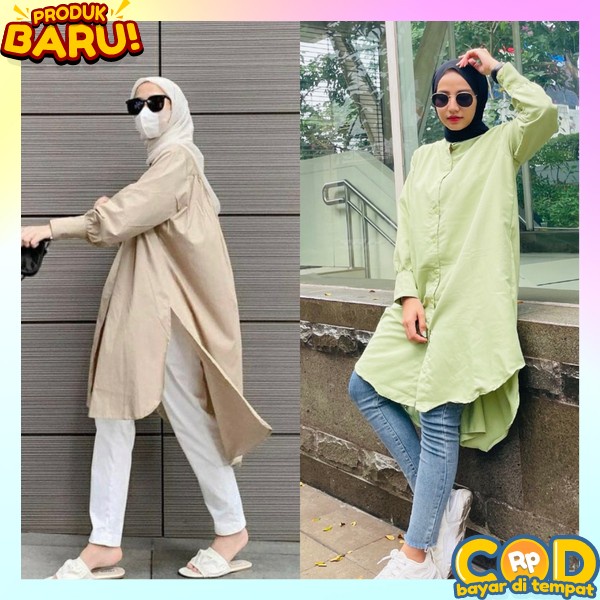 Dress Tunik Cwe Rmja Kerja Tunix Import Premium Thunik Murah Berkualitas Tinik Cewek Cantik Baju Ata