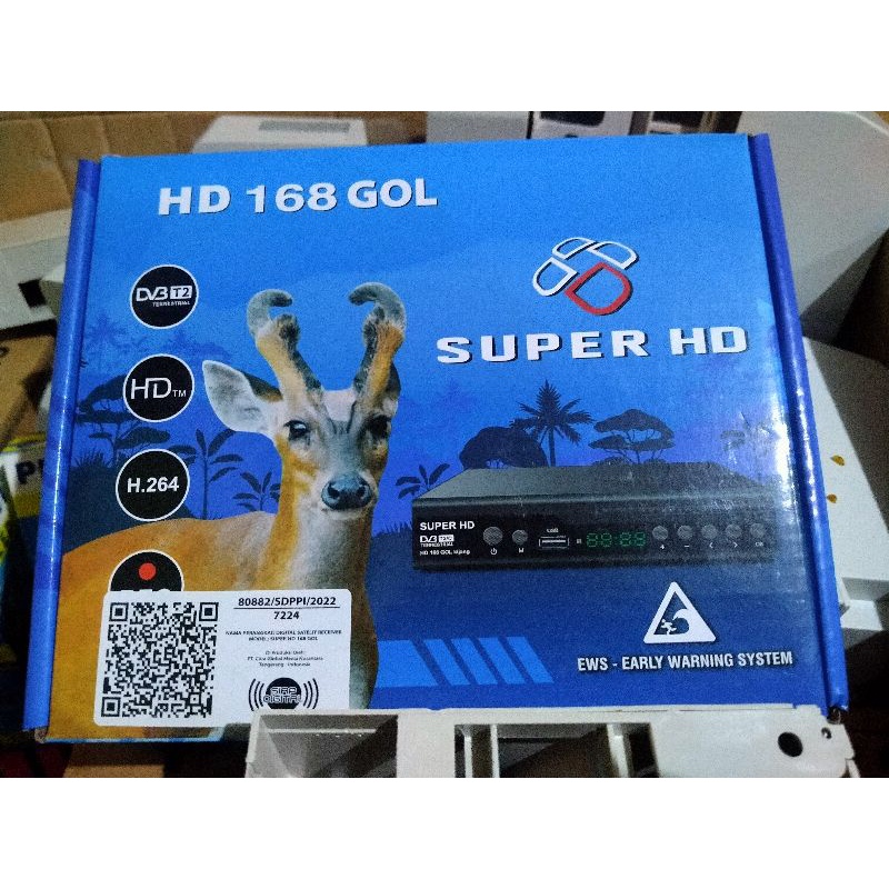 New SET TOP BOX SUPER HD 168 GOL STB SUPER HD 168 GOL SNI STB DIGITAL