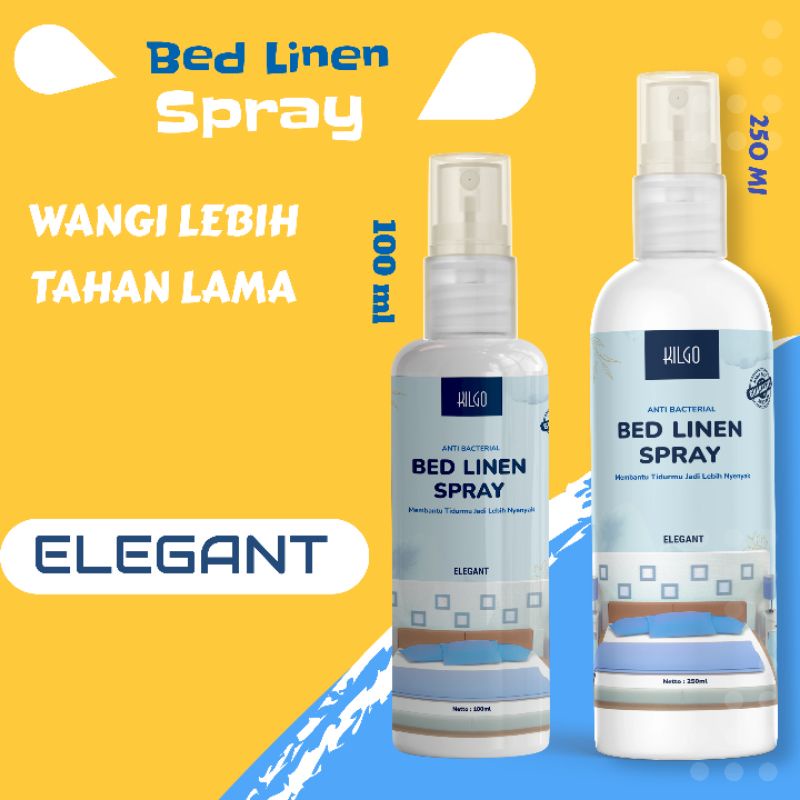 Kilgo Bed Linen - anti bakteri kasur tempat tidur - anti tungau - anti jamur - pillow - pengharum tempat tidur - kamar tidur - pewangi kamar tidur - pewangi kasur