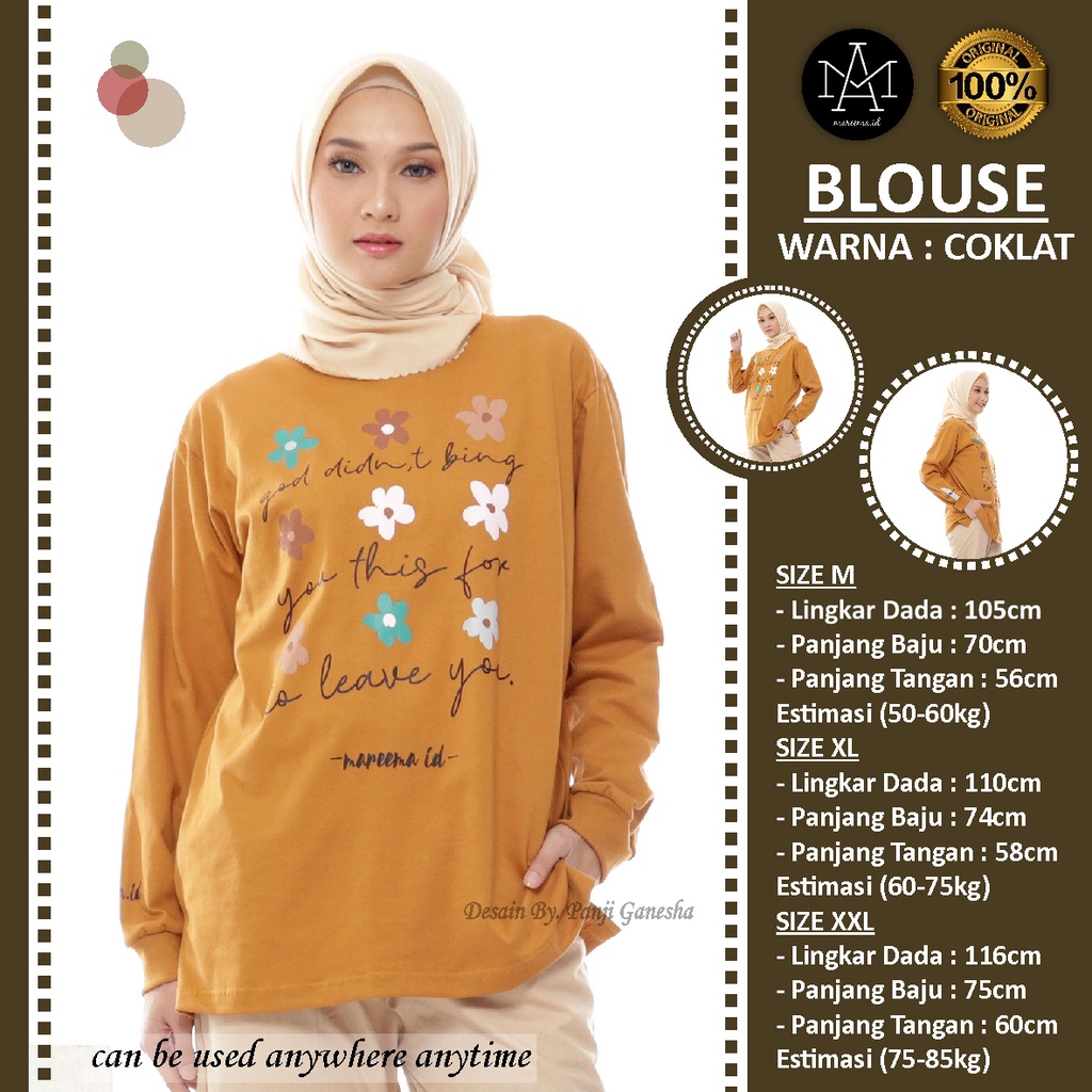 KAOS MAREEMA id MAREEMAid 100% ORIGINAL ORI ASLI BLOUSE BAJU TSHRIT ATASAN PAKAIAN FASHION WANITA CE
