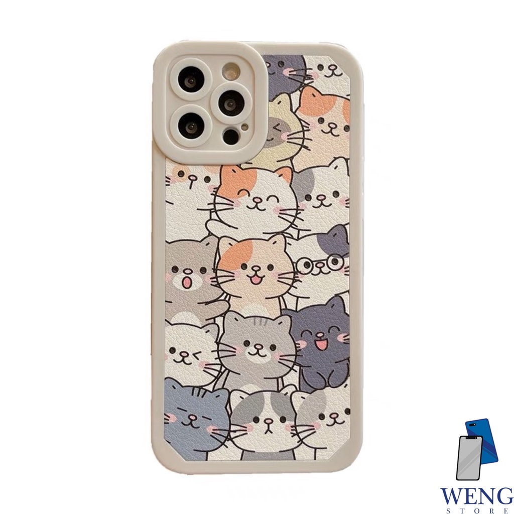 Softcase Oval Motif Kucing For Op A5S F9 A11K A7 A12 A3S A15 A16 A9 2020 A57 A74 A95 A16K A76 A96 A1K A53 A54 A17 Realme C33 C31 C35 C11 C30