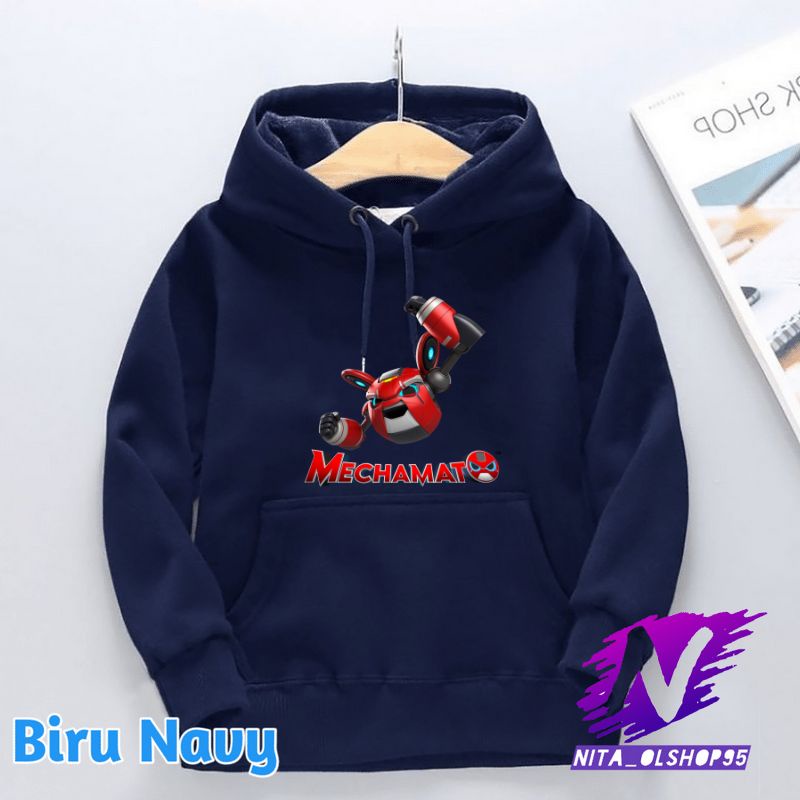 sweater hoodie anak mechabot