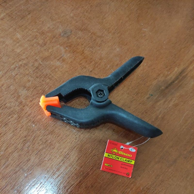 spring clamp 4in bison / penjepit nylon 4inci BISON ( harga 1pc)
