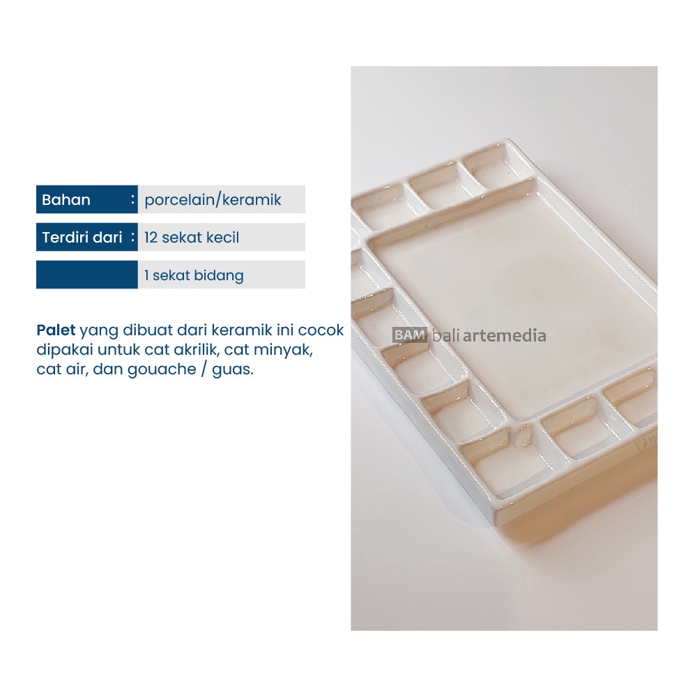 Rectangle Palette Ceramic - PP24