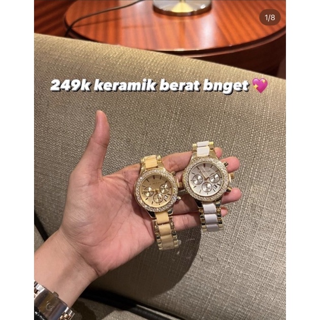 jam cewek keramik berat banget