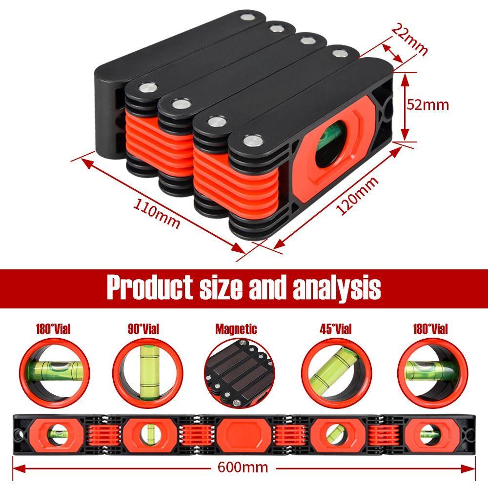 Solighter Foldable Level Meter Extend Tools Pipa Tangga Sudut Lipat Multi Angle