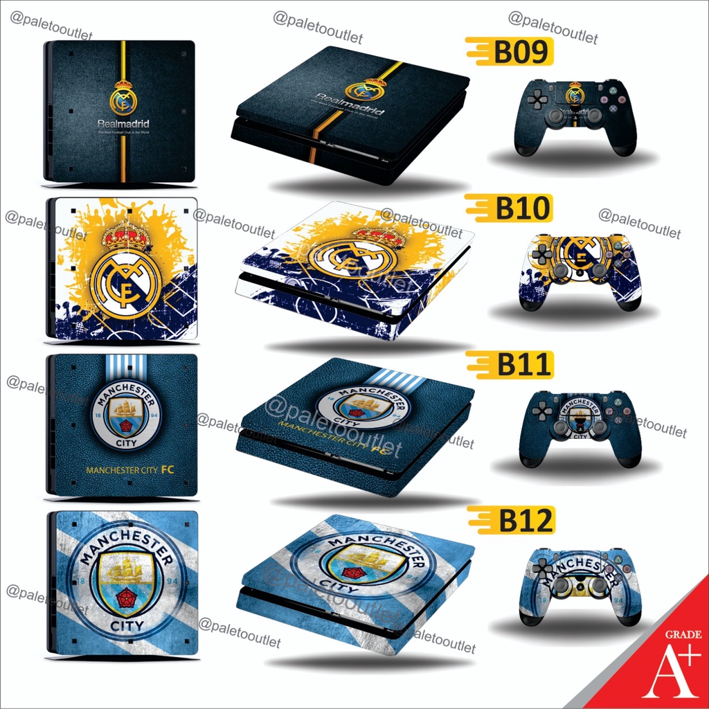 Sticker garskin ps4 fat ps4 slim ps4 pro klub bola