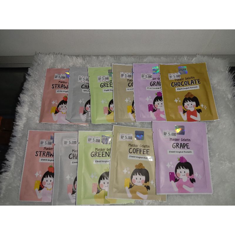 Averyskin.id - Grosir kosmetik murah (READY STOCK MASKER GELATIN PREMIUM ACONE BPOM)