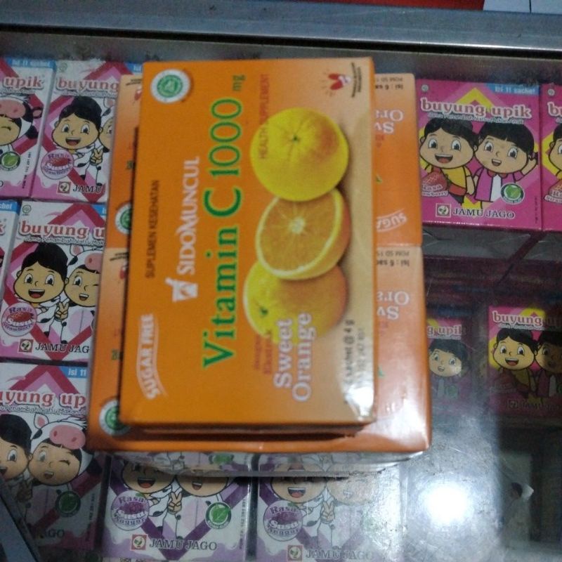 

c 1000 orange 1 pak kecil isi 6