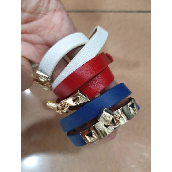 Gelang Lilit H Bahan Kulit Gelang Kulit epsom Branded band import 827