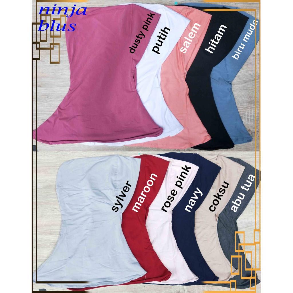 YA 181. Inner Ciput Ninja dalaman hijab jilbab kerudung ciput antem polos bahan rayon