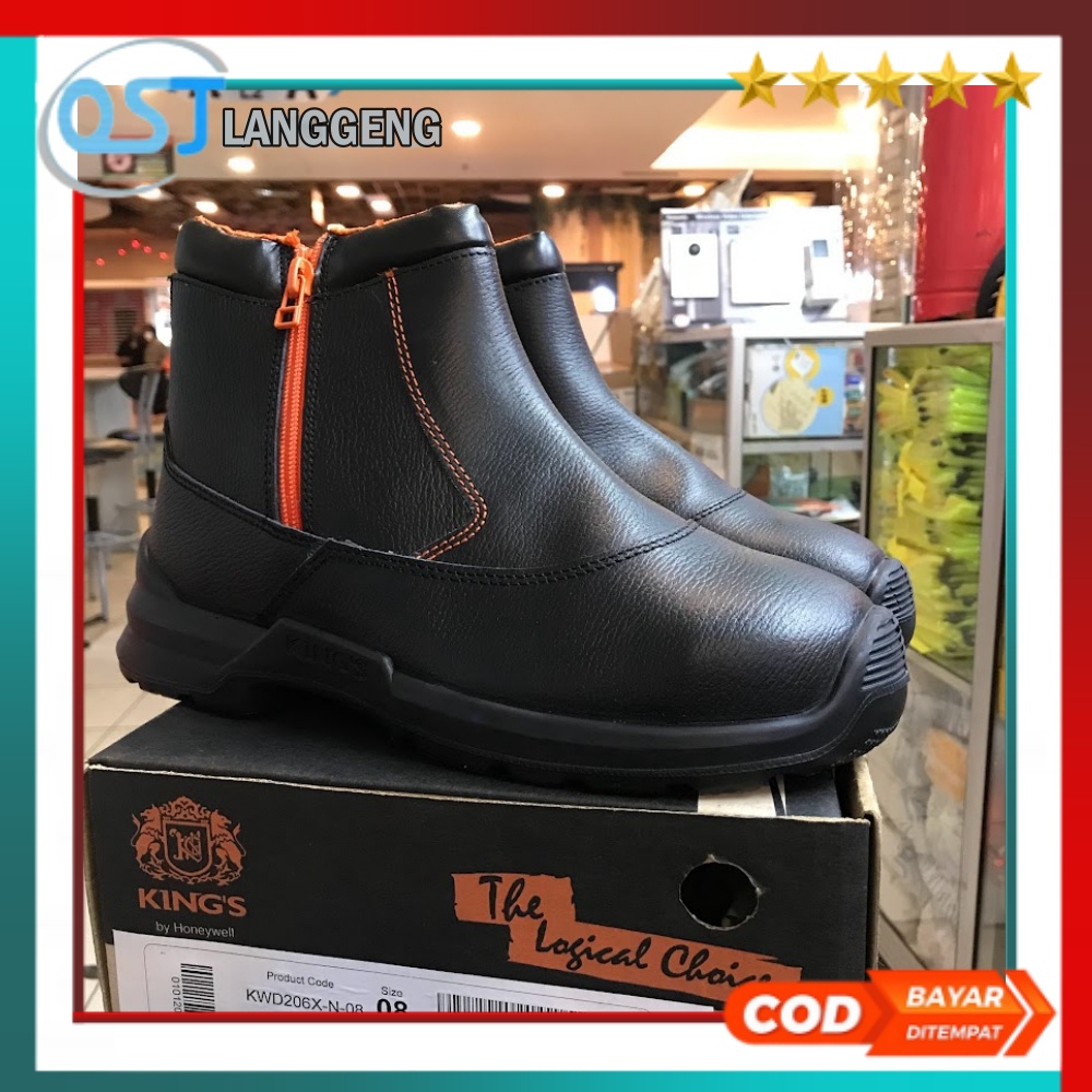 Sepatu Safety KING KWD 206 By Honeywell Original -Safety Shoes KING'S By Honeywell KWD 206