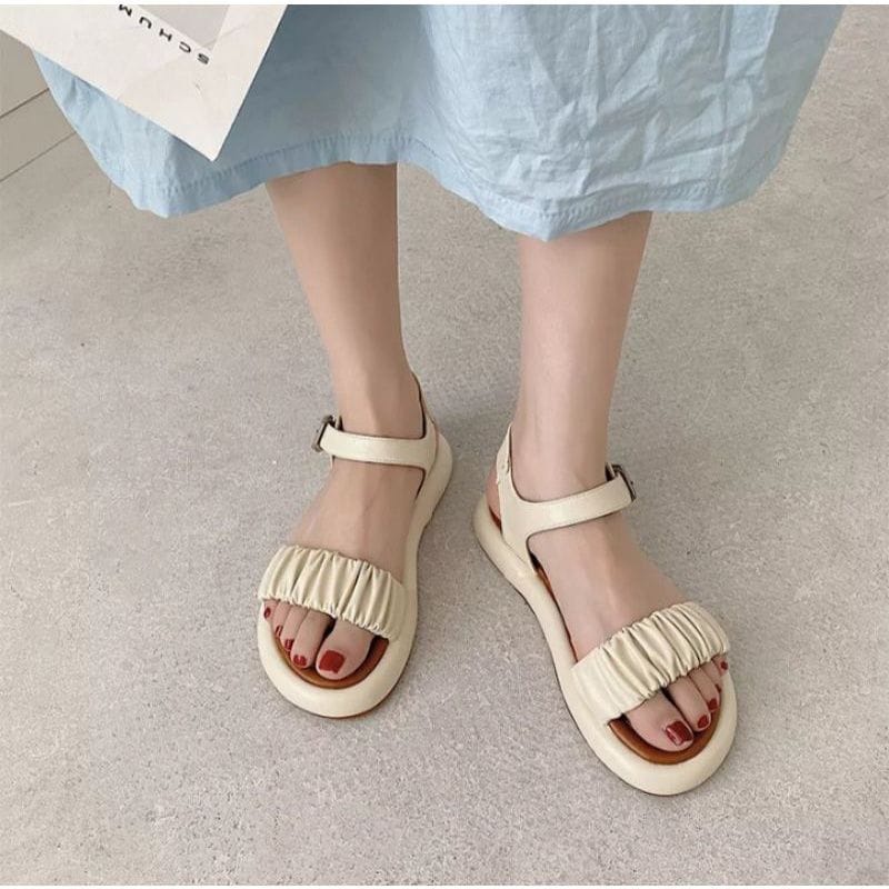 RD 038 SANDAL WANITA PINGGUL KERUT TALI BELAKANG